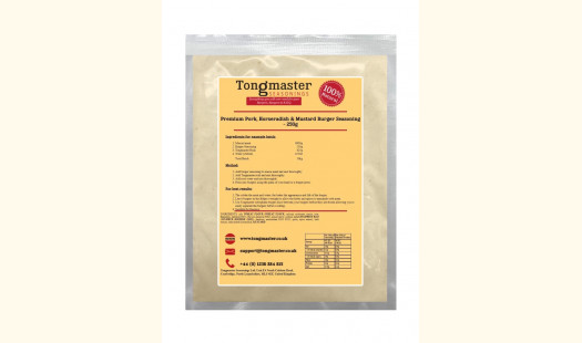 Premium Pork, Horseradish & Mustard Burger Seasoning - 250g