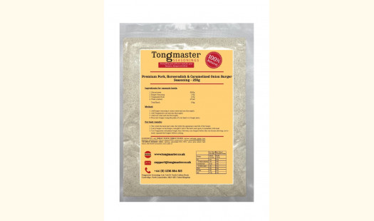 Premium Pork, Horseradish & Caramelised Onion Burger Seasoning - 250g