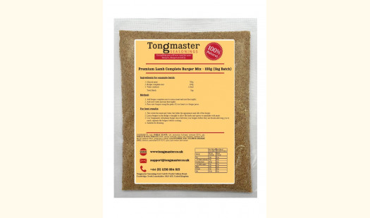 Premium Lamb Complete Burger Mix - 100g (1kg Batch)
