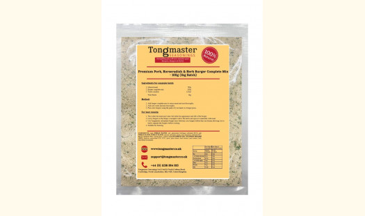 Premium Pork, Horseradish & Herb Burger Complete Mix - 100g 