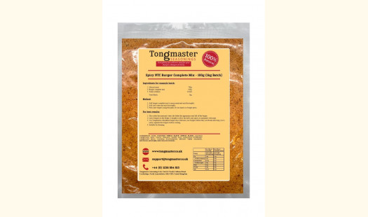 Spicy NYC Burger Complete Mix - 100g (1kg Batch)