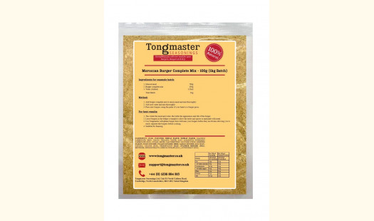Moroccan Burger Complete Mix - 100g (1kg Batch)
