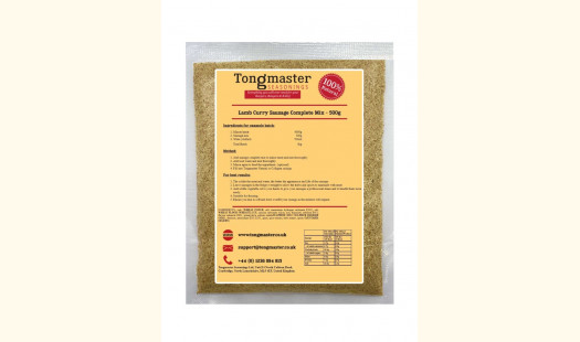 Lamb Curry Sausage Complete Mix - 500g (5kg Batch)