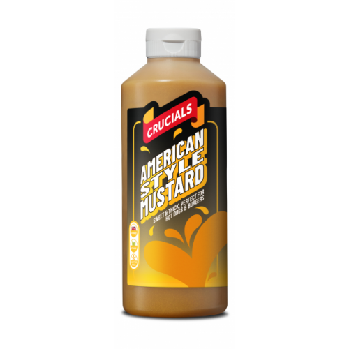 Dino's Famous - Classic American Mustard Smooth & Tangy Condiment For