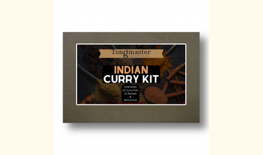 Tongmaster Indian Curry Powder Kit - 10 Seasonings - 48 Portions 