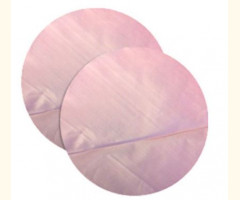 Pink Tinted 4" Polythene Burger Discs